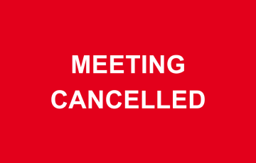 meeting cancelled
